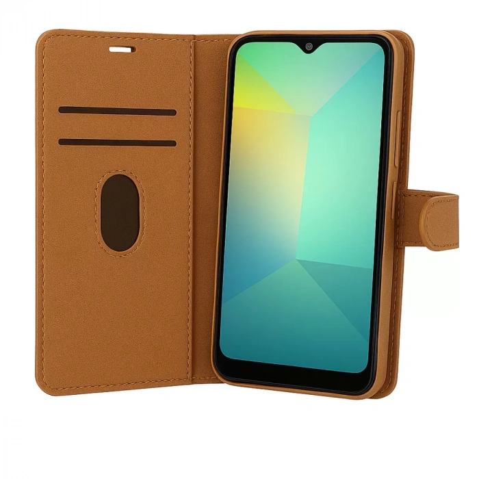 Realme C75 4g Trend S Plus Kapaklı Kılıf - Taba