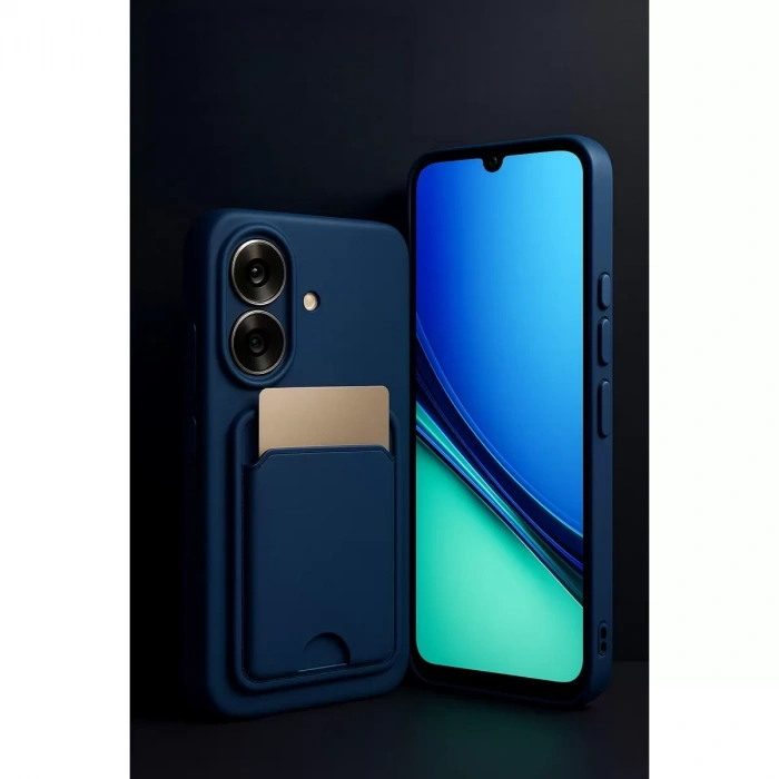 Realme Note 60 Kelvin Kartvizitli Silikon - Derin Mor