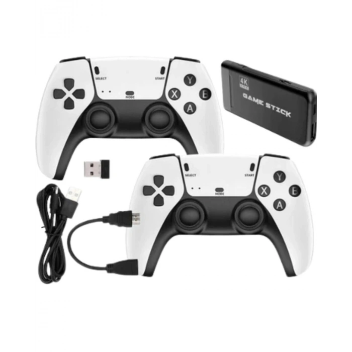 Retro Atari ve Konsol Oyunları Destekli 4K Game Stick