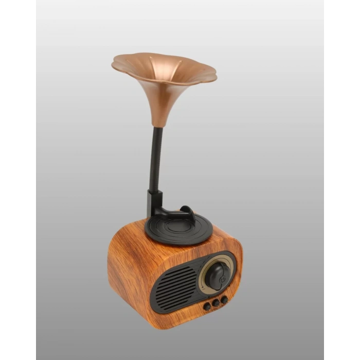 Retro Tasarımlı Mini Bluetooth Hoparlör ve FM Radyo Çoklu Medya Yeni Nesil