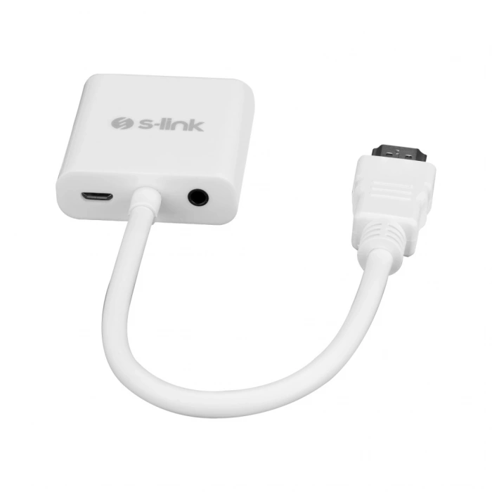 S-LINK SL-HVS13 HDMI To VGA+Audio+PD Çevirici(1923)