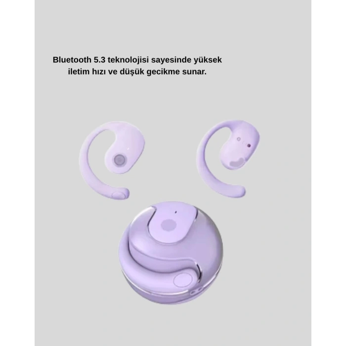 S05 Bluetooth 5.3 Kulaklık IPX4 Su Geçirmez Hızlı Eşleşme Güçlü Stereo Ses