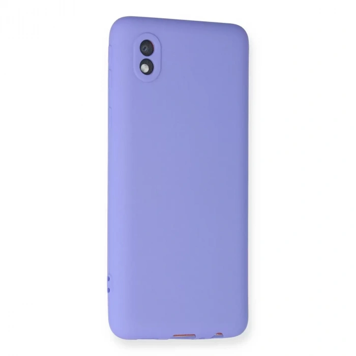 Samsung Galaxy A01 Core Kılıf First Silikon - Lila