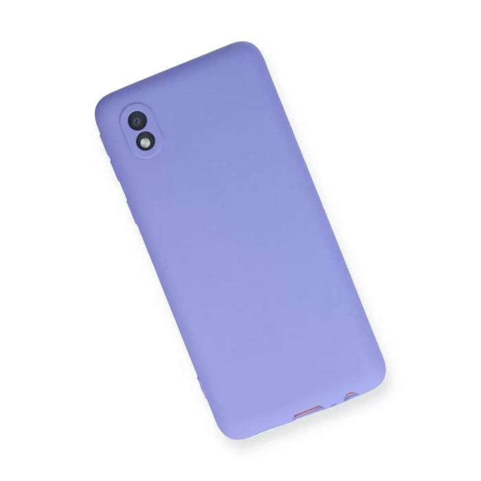 Samsung Galaxy A01 Core Kılıf First Silikon - Lila