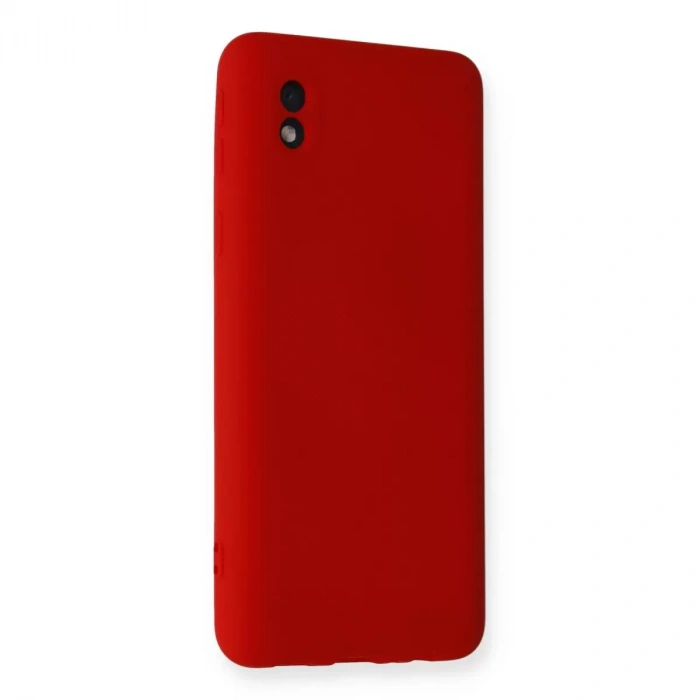 Samsung Galaxy A01 Core Kılıf Nano İçi Kadife Silikon - Kırmızı