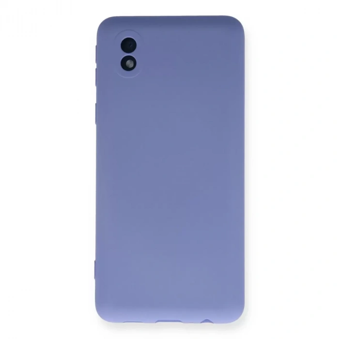 Samsung Galaxy A01 Core Kılıf Nano İçi Kadife Silikon - Lila