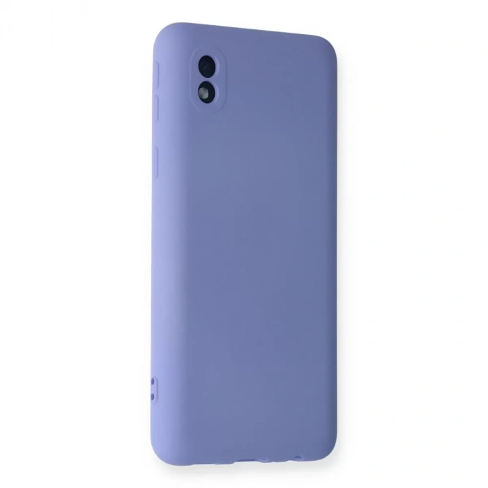 Samsung Galaxy A01 Core Kılıf Nano İçi Kadife Silikon - Lila