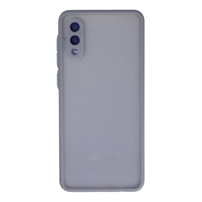 Samsung Galaxy A02 Kılıf Montreal Silikon Kapak - Gri