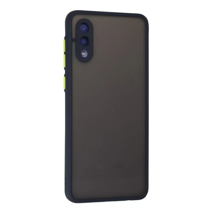 Samsung Galaxy A02 Kılıf Montreal Silikon Kapak - Lacivert