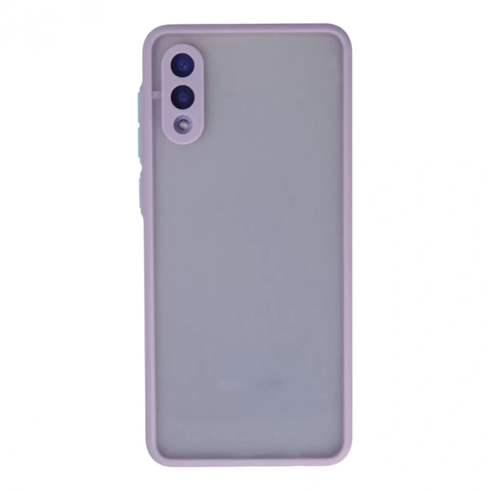 Samsung Galaxy A02 Kılıf Montreal Silikon Kapak - Mor