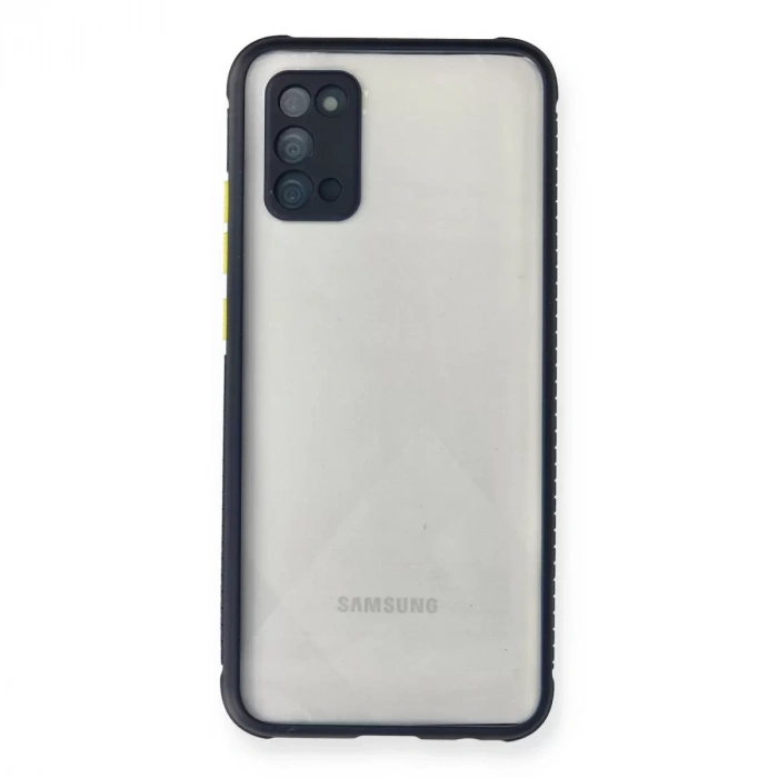 Samsung Galaxy A02s Kılıf Miami Şeffaf Silikon - Lacivert