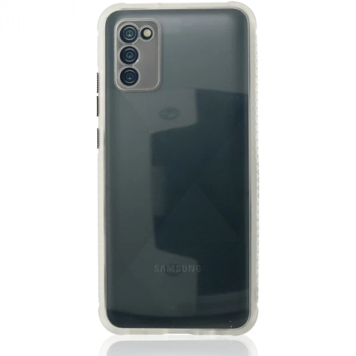 Samsung Galaxy A02s Kılıf Miami Şeffaf Silikon - Şeffaf