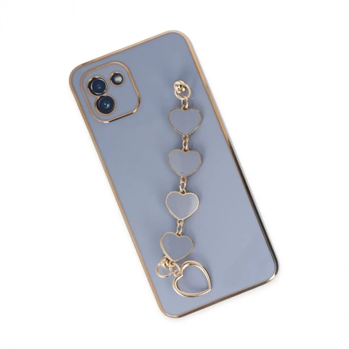 Samsung Galaxy A03 Kılıf Esila Silikon - Gri