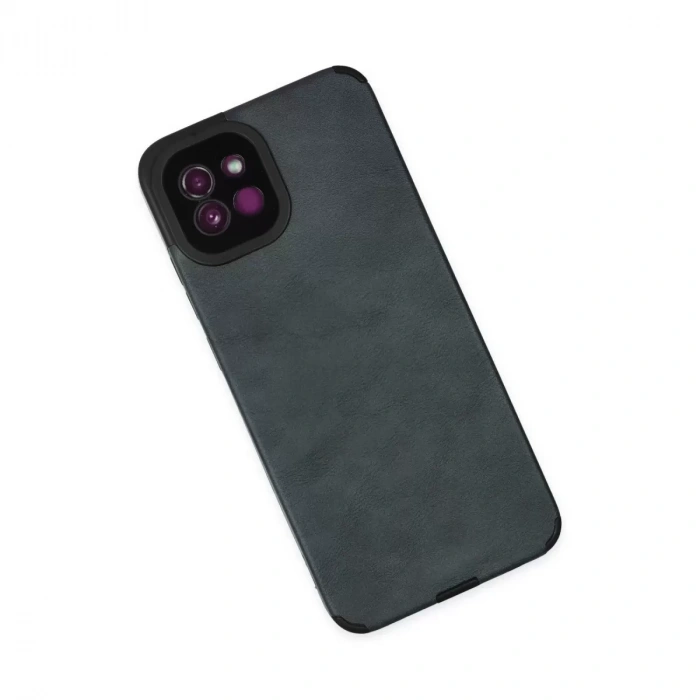 Samsung Galaxy A03 Kılıf Loop Deri Silikon - Lacivert
