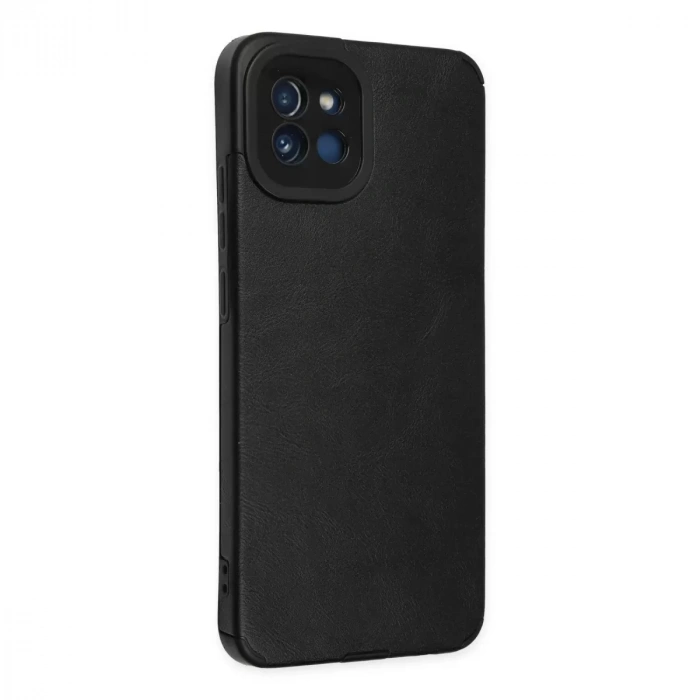 Samsung Galaxy A03 Kılıf Loop Deri Silikon - Siyah