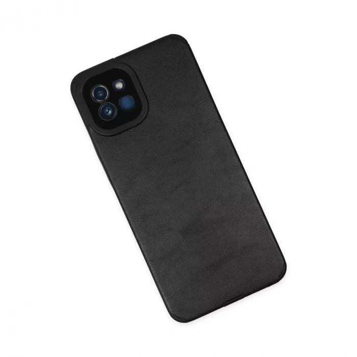 Samsung Galaxy A03 Kılıf Loop Deri Silikon - Siyah