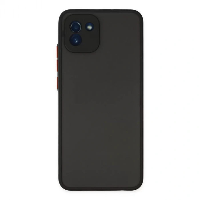 Samsung Galaxy A03 Kılıf Montreal Silikon Kapak - Siyah