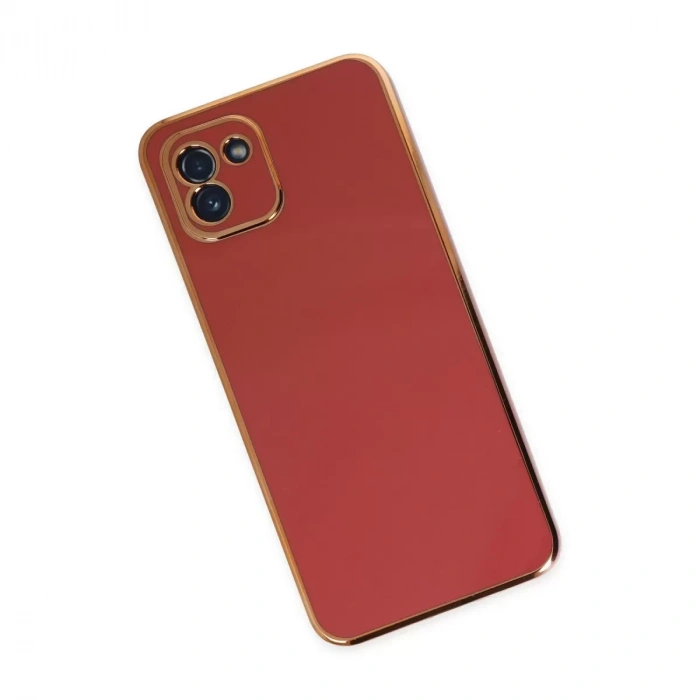 Samsung Galaxy A03 Kılıf Volet Silikon - Kırmızı