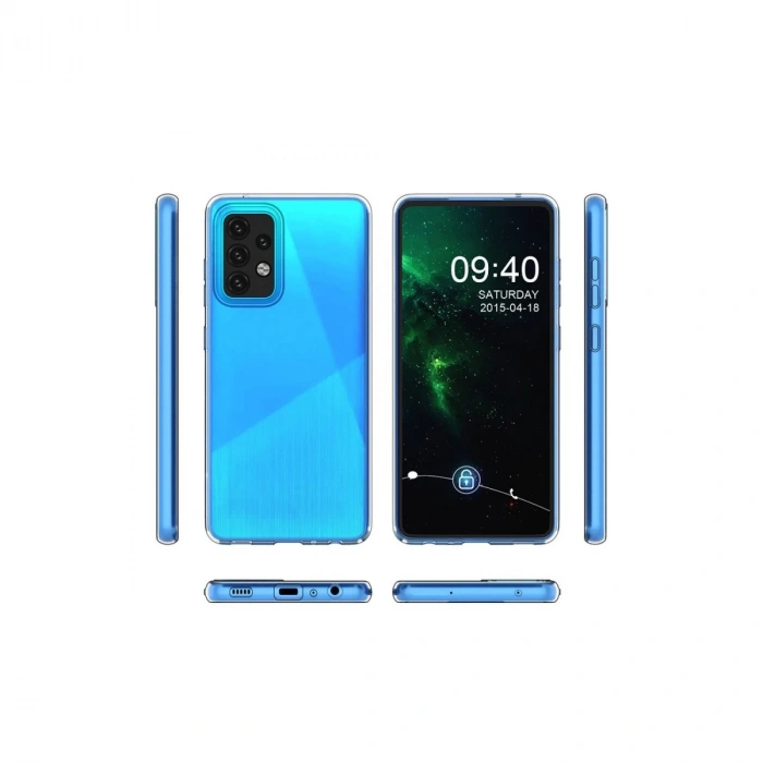 Samsung Galaxy A03s Kılıf Lüx Şeffaf Silikon