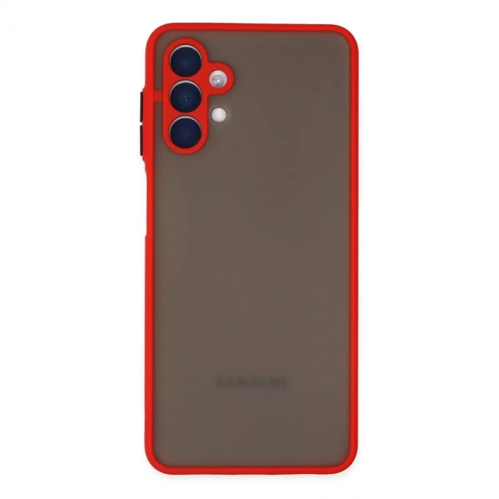 Samsung Galaxy A04s Kılıf Montreal Silikon Kapak - Kırmızı