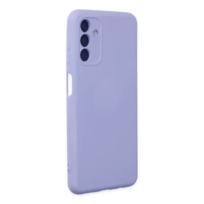 Samsung Galaxy A04s Kılıf Nano İçi Kadife Silikon - Lila