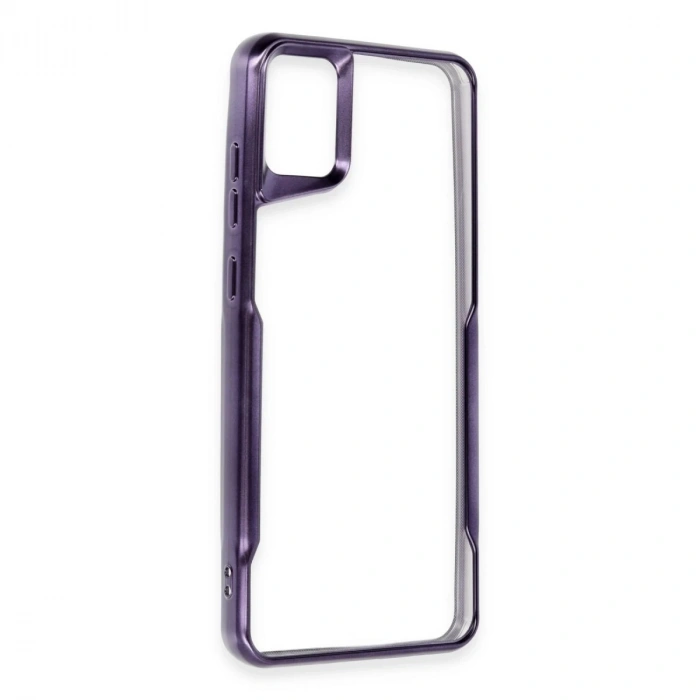 Samsung Galaxy A05 Kılıf Boyi Silikon Kapak - Derin Mor