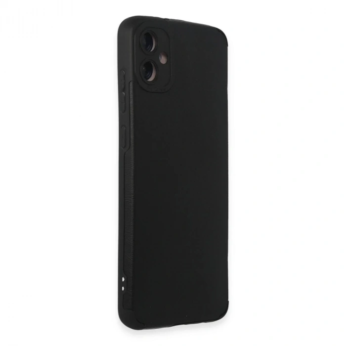 Samsung Galaxy A05 Kılıf Loop Deri Silikon - Siyah
