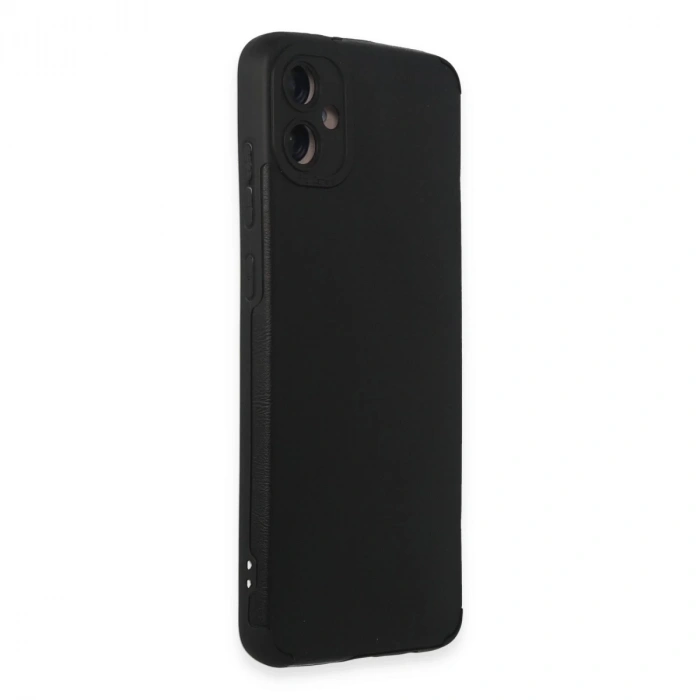 Samsung Galaxy A05 Kılıf Loop Deri Silikon - Siyah