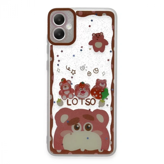Samsung Galaxy A05 Kılıf Sweet Desenli Silikon Kapak - Pembe