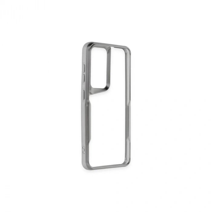 Samsung Galaxy A05s Kılıf Boyi Silikon Kapak - Gümüş
