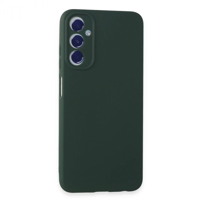 Samsung Galaxy A05s Kılıf First Silikon - Koyu Yeşil