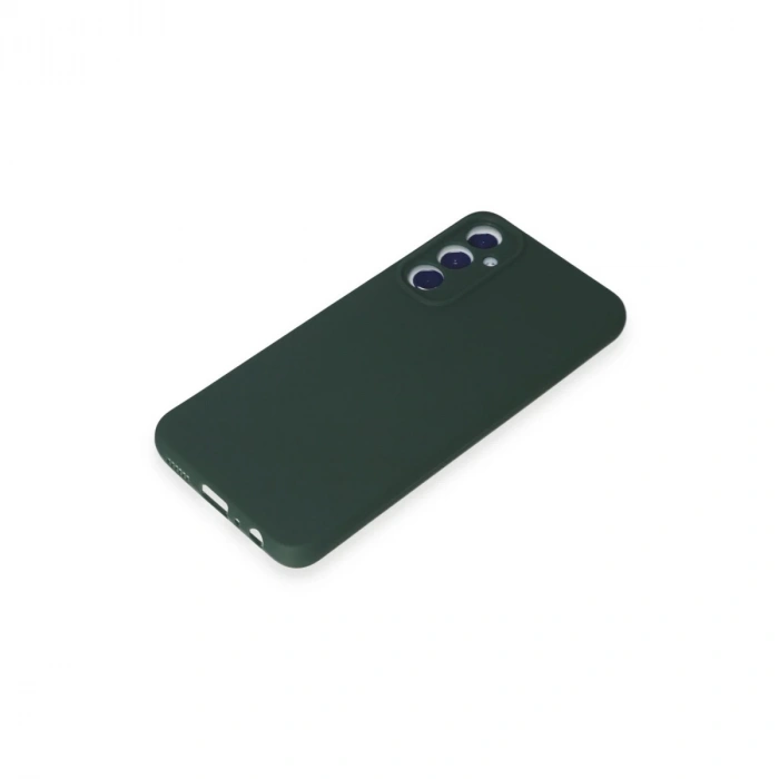 Samsung Galaxy A05s Kılıf First Silikon - Koyu Yeşil