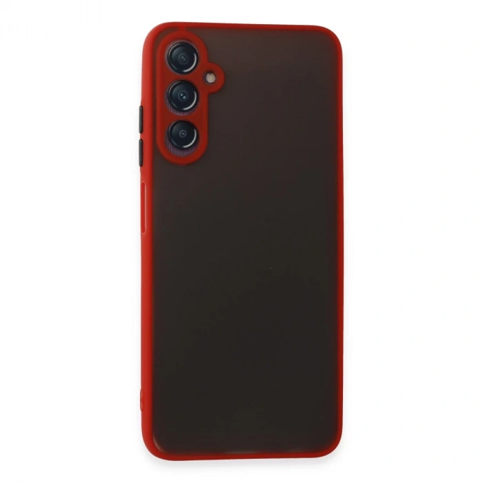 Samsung Galaxy A05s Kılıf Montreal Silikon Kapak - Kırmızı