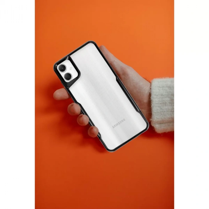 Samsung Galaxy A06 Kılıf Boyi Silikon Kapak - Siyah