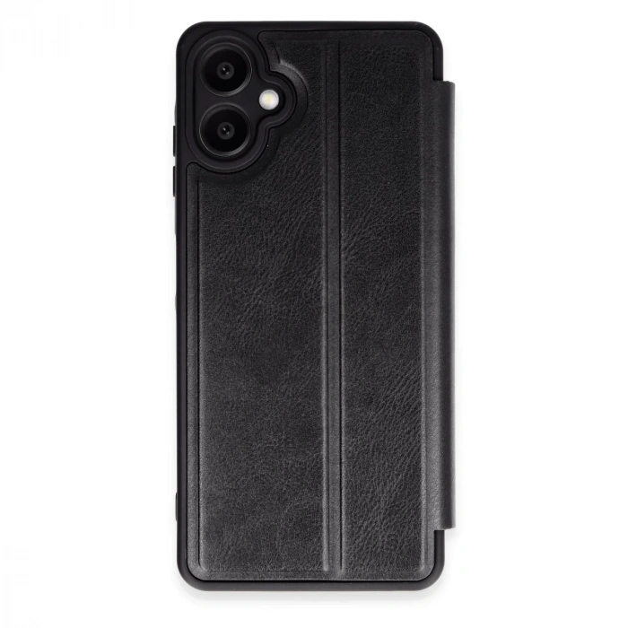 Samsung Galaxy A06 Kılıf Flip Cover - Siyah