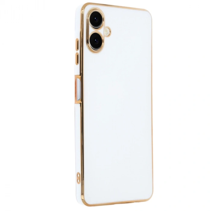 Samsung Galaxy A06 Kılıf Volet Silikon - Beyaz