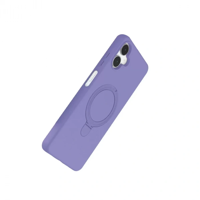 Samsung Galaxy A06 Regal Magsafe Standlı Kapak - Lila