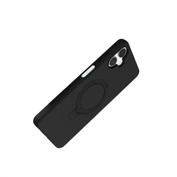 Samsung Galaxy A06 Regal Magsafe Standlı Kapak - Siyah