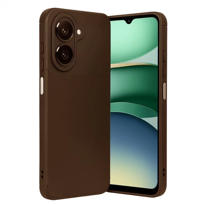 Samsung Galaxy A07 4g Auto Focus Karbon Kapak - Kahverengi