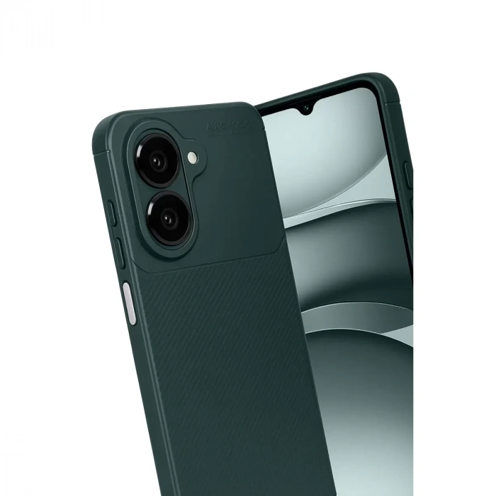 Samsung Galaxy A07 4g Auto Focus Karbon Kapak - Koyu Yeşil