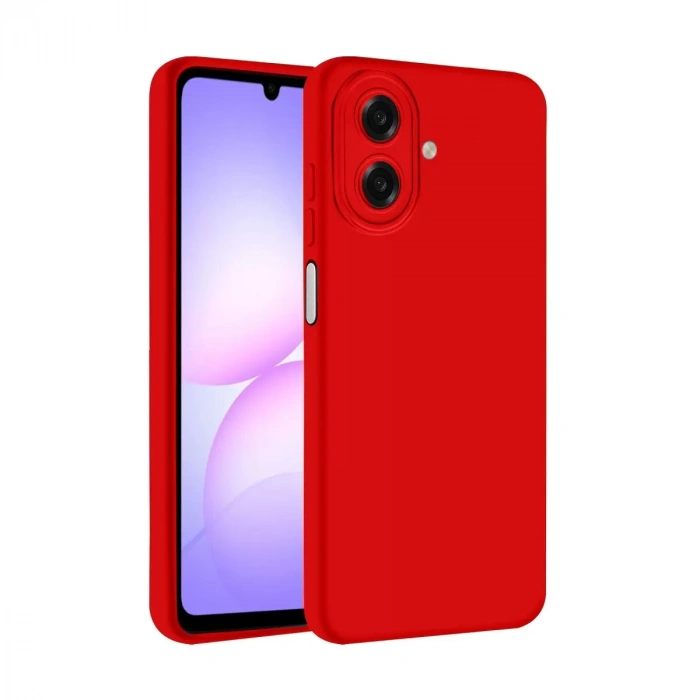 Samsung Galaxy A07 4g First Silikon - Kırmızı