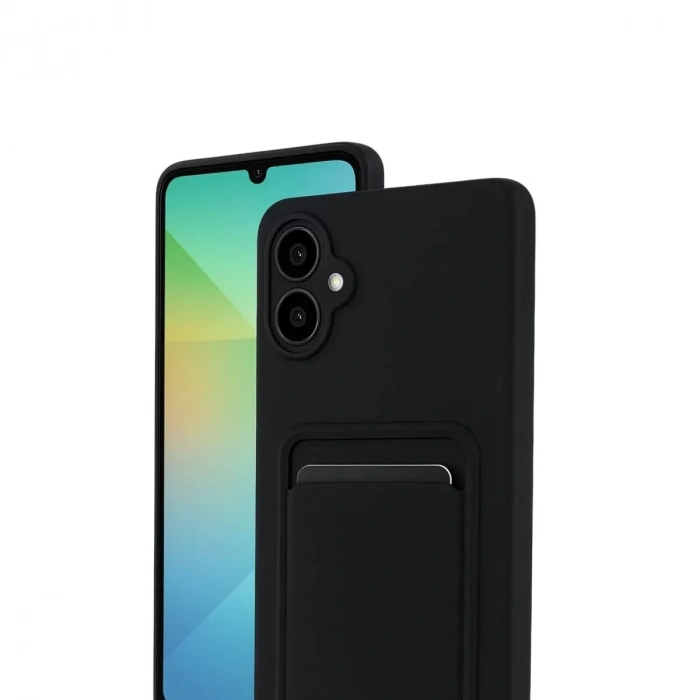 Samsung Galaxy A07 4g Kelvin Kartvizitli Silikon - Siyah