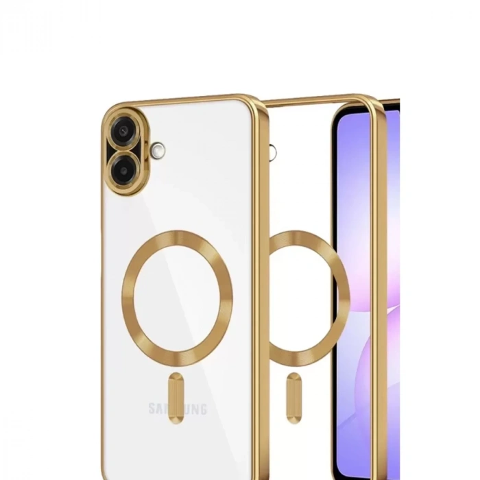 Samsung Galaxy A07 4g Kross Magneticsafe Kapak - Gold