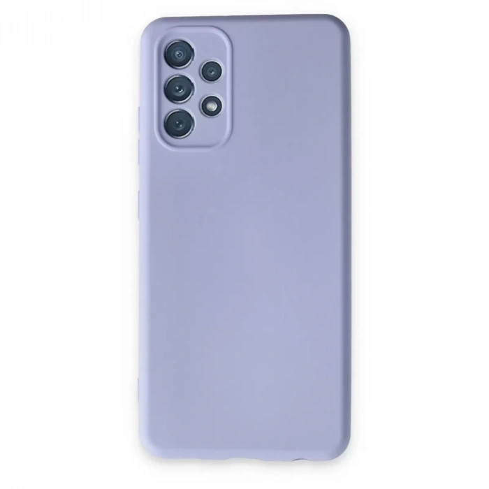 Samsung Galaxy A13 4g Kılıf Nano İçi Kadife Silikon - Lila