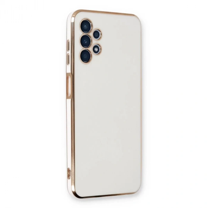 Samsung Galaxy A13 4g Kılıf Volet Silikon - Beyaz