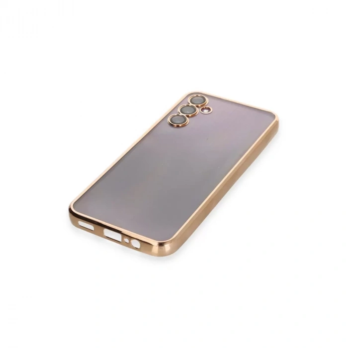 Samsung Galaxy A14 4g Kılıf Razer Lensli Silikon - Gold