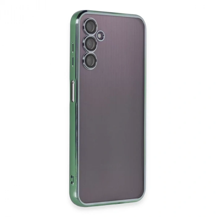 Samsung Galaxy A14 4g Kılıf Razer Lensli Silikon - Yeşil