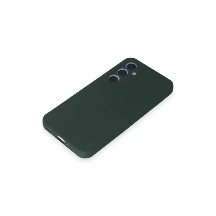 Samsung Galaxy A15 4g Kılıf First Silikon - Koyu Yeşil