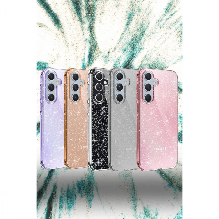 Samsung Galaxy A15 4g Kılıf Glow Kapak - Siyah