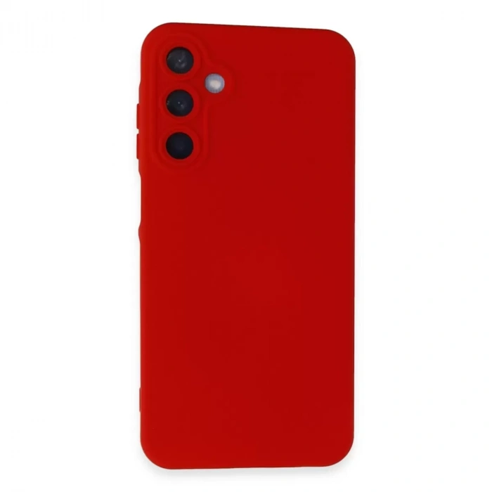 Samsung Galaxy A15 4g Kılıf Nano İçi Kadife Silikon - Kırmızı
